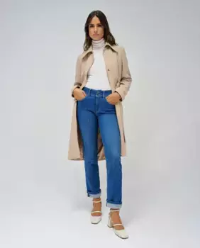 Женские прямые джинсы Secret push in straight Salsa Jeans, синий