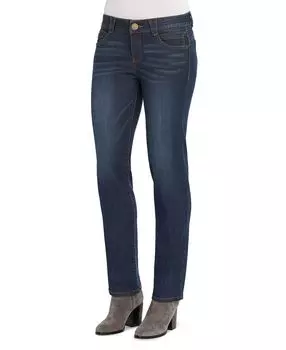 Женские прямые джинсы со средней посадкой \"Ab\" Solution Democracy