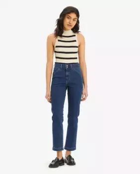 Женские прямые джинсы Tailored 724 Levi's, индиго/синий
