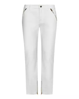 Женские прямые джинсы Tom Ford белого цвета