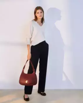 Женские прямые классические брюки Woman El Corte Ingls, темно-синий