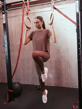 Женские прямые леггинсы с эластичной резинкой на талии LCW Active