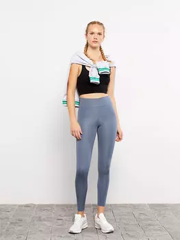 Женские прямые леггинсы с эластичной резинкой на талии Xside
