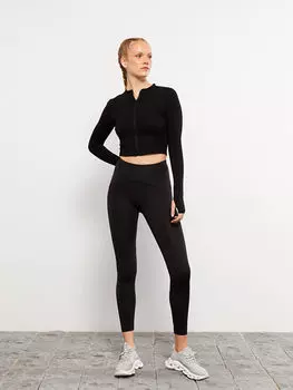 Женские прямые леггинсы с эластичной резинкой на талии Xside