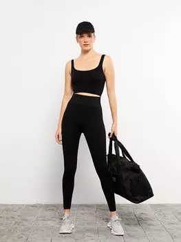 Женские прямые леггинсы с эластичной резинкой на талии Xside