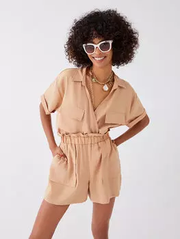 Женские прямые шорты с эластичной резинкой на талии Natuvera