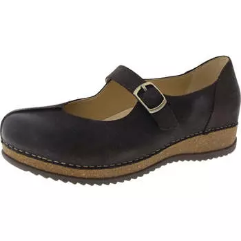 Женские пряжки сандалии из искусственного материала dansko, черный