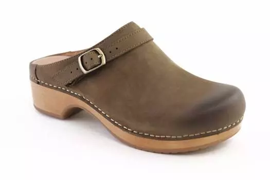 Женские ягодные мюли в грибном цвете dansko, цвет mushroom