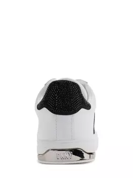 Женские ярко-белые/черные кроссовки на шнуровке Abeni DKNY