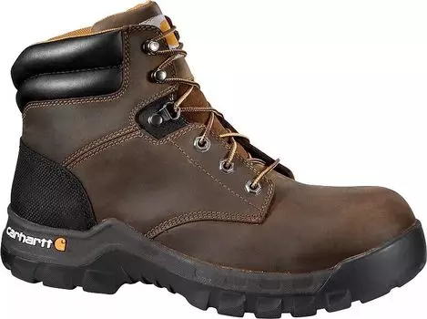 Женские рабочие ботинки Carhartt Rugged Flex 6 дюймов с композитным носком EH, коричневый
