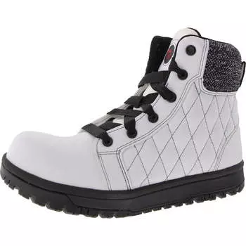 Женские рабочие и защитные ботинки Metro Tall CN из искусственной кожи с защитой от скольжения Avenger, белый/черный