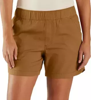 Женские рабочие шорты Carhartt Force Ripstop, цвет Carhartt Brown