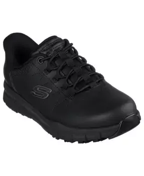 Женские рабочие слипоны: Nampa - Cottonbud повседневные рабочие кеды-слипоны от Finish Line Skechers, черный