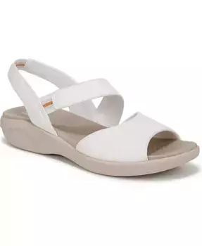Женские радостные моющиеся сандалии-слингбэки с открытым носком LifeStride, белый