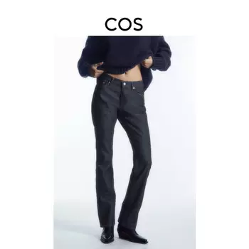 Женские расклешенные джинсы Cos с низкой талией, синий