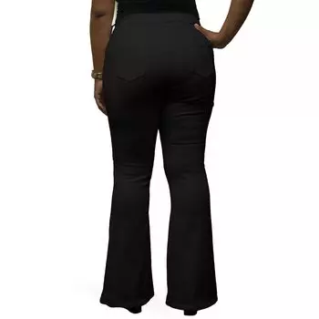 Женские расклешенные джинсы из эластичного денима с объемным кроем Poetic Justice больших размеров Poetic Justice