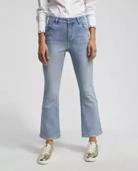 Женские расклешенные джинсы средней посадки Lola Casademunt, синий