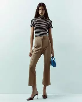 Женские расклешенные леггинсы Sfera, коричневый