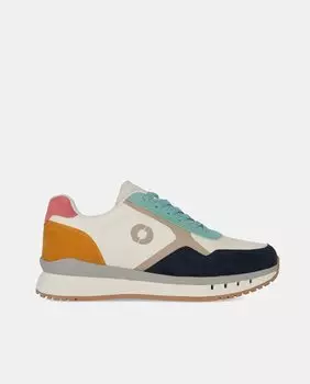 Женские разноцветные низкие кроссовки с логотипом сбоку Ecoalf, мультиколор