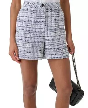 Женские разноцветные твидовые шорты Karl Lagerfeld Paris, мульти