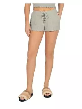 Женские ребристые шорты со шнуровкой Vintage Havana, серый