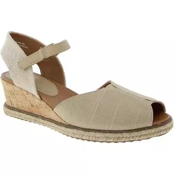 Женские регулируемые сандалии Odetta из парусины на танкетке Baretraps