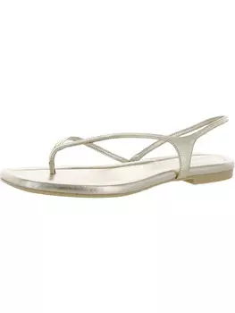 Женские ремешки из искусственной кожи Deana с открытым носком Vince, цвет Champagne Leather