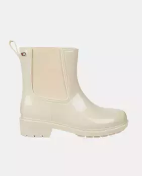 Женские резиновые резиновые сапоги Tommy Hilfiger, бежевый