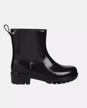 Женские резиновые резиновые сапоги Tommy Hilfiger, черный