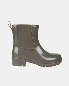 Женские резиновые резиновые сапоги Tommy Hilfiger, цвет Kaki