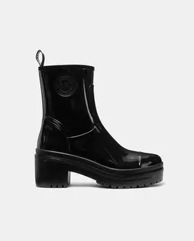 Женские резиновые сапоги Karis на платформе и толстом каблуке Michael Michael Kors, черный