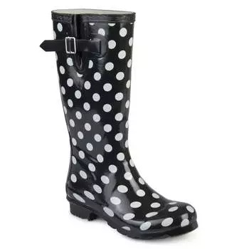 Женские резиновые сапоги Mist из коллекции Journee, цвет black dot