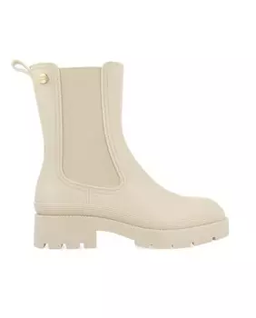 Женские резиновые сапоги типа «челси» на резинке и трековой подошве Gioseppo, бежевый