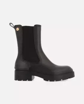 Женские резиновые сапоги типа «челси» на резинке и спортивном полу Gioseppo, черный