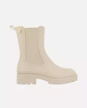 Женские резиновые сапоги типа «челси» на резинке и спортивном полу Gioseppo, бежевый