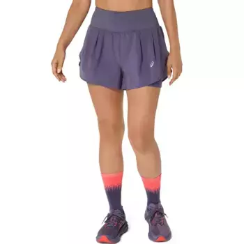 Женские Road 2 in 1 3.5'' Asics Шорты, пурпурный