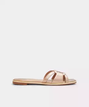 Женские розовые босоножки на плоской подошве с квадратным носком Aldo