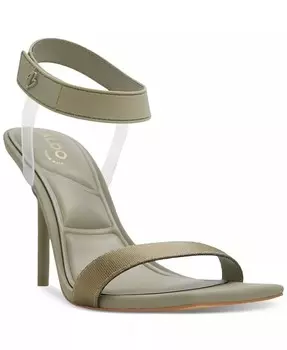 Женские розовые виниловые сандалии из двух частей ALDO, зеленый