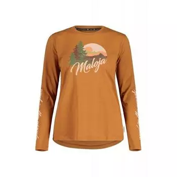 Женские рубашка Maloja, оранжевый