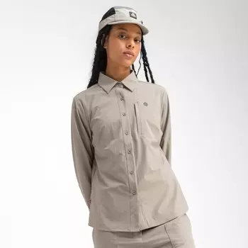 Женские рубашка Siroko, коричневый