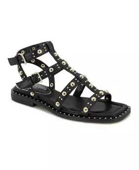 Женские рубиновые сандалии на плоской подошве Kenneth Cole New York