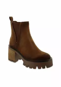 Женские ржавые сапоги коньячного цвета Mia, цвет cognac