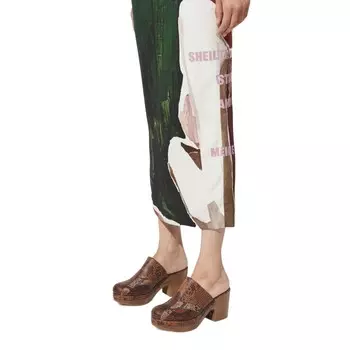 Женские сабо Bose цвета коричневой змеи Rachel Comey