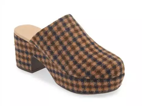 Женские сабо Gertie в коричневом/темно-синем цвете CHOCOLAT BLU