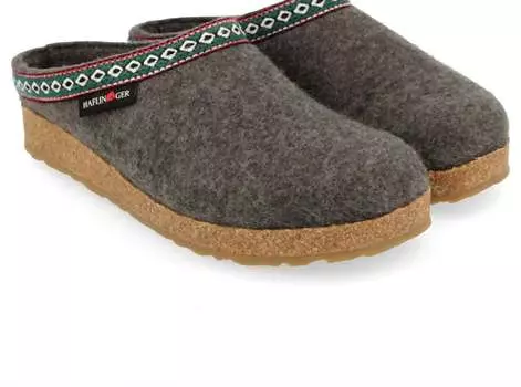 Женские сабо Gz серого цвета HAFLINGER