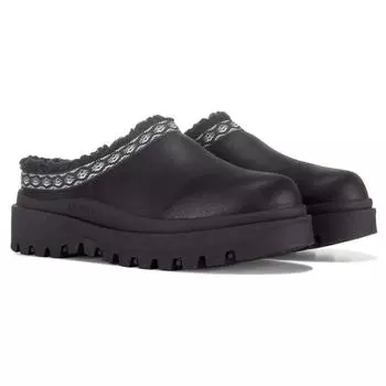Женские сабо из искусственного меха Shindigs Comfy Hour Skechers, черный