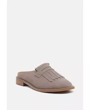 Женские сабо LENA из натуральной замши Rag & Co, бежевый