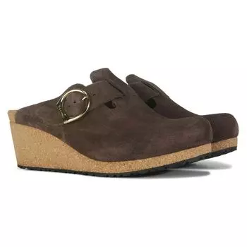 Женские сабо на танкетке Fanny от Papillio Birkenstock, цвет roast