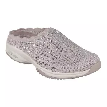 Женские сабо свободного кроя Skechers для поездок на работу, цвет Taupe
