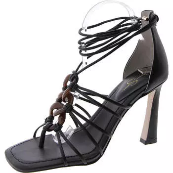 Женские сандалии Achaia с квадратным носком и ремешками Jessica Simpson, цвет black/italia nappa